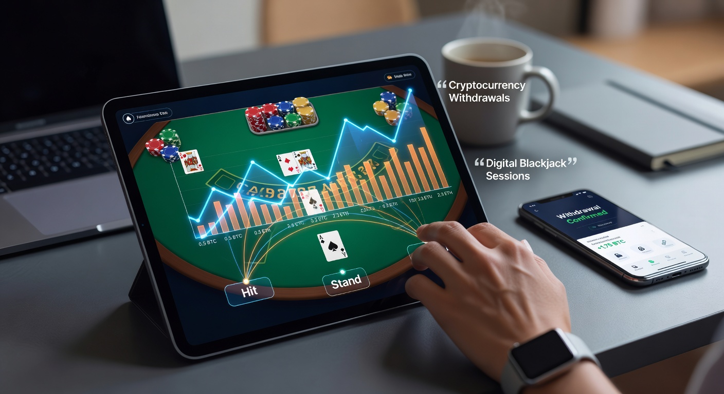 Kryptowährungsabhebungen beeinflussen Blackjack-Entscheidungen auf mobilen Geräten