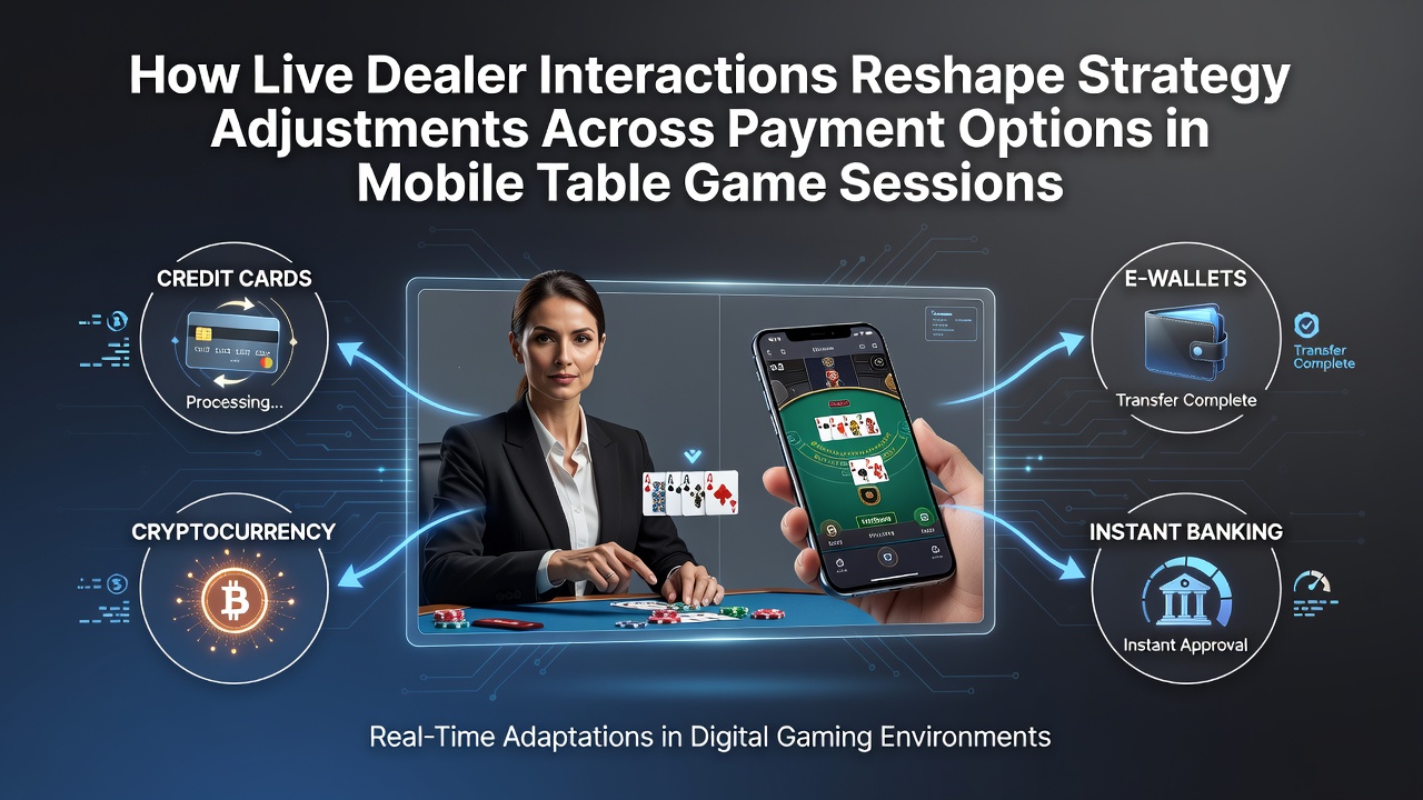 Live Dealer Interaktionen in mobilen Tischspielen mit verschiedenen Zahlungsoptionen