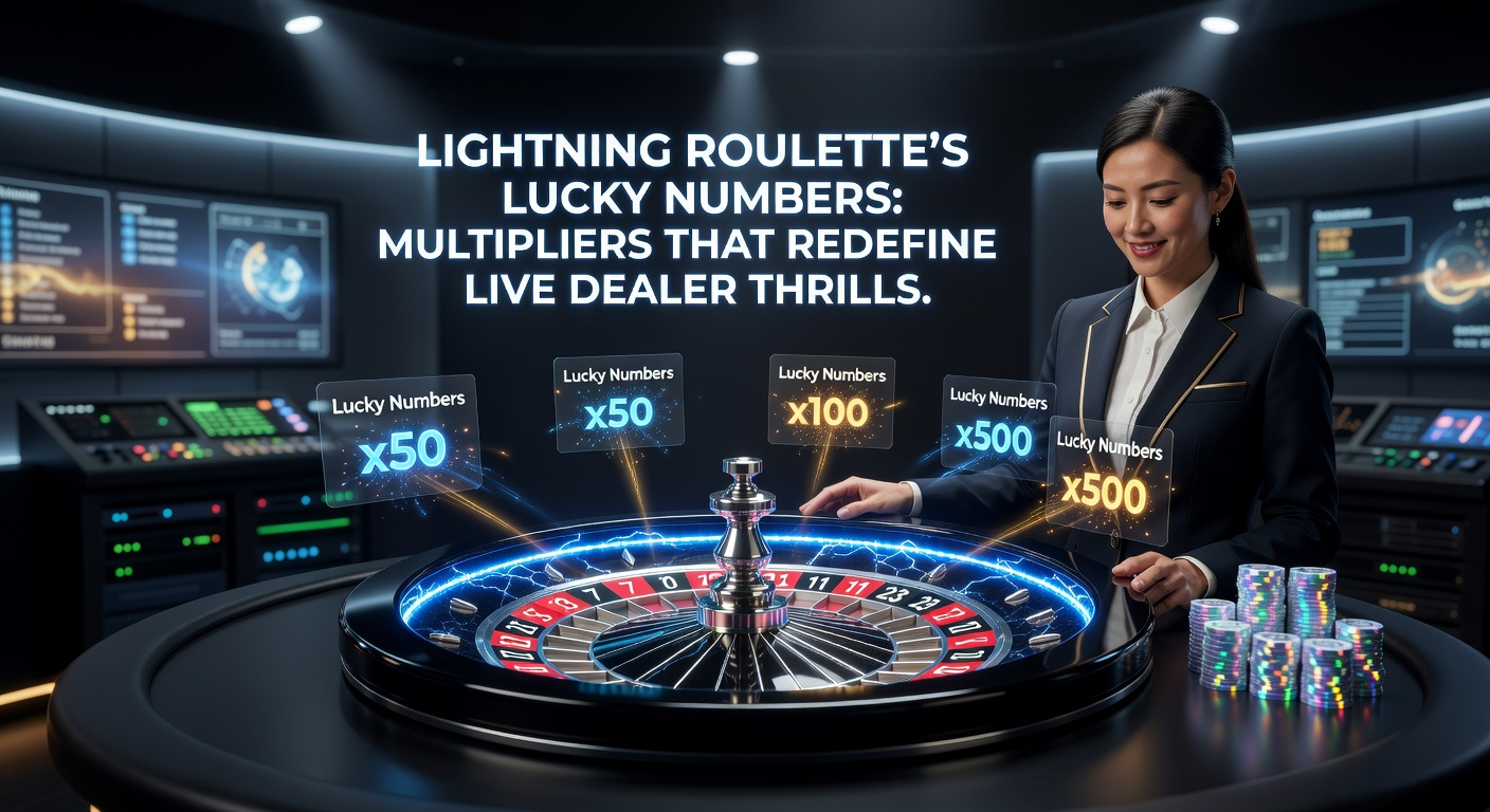 Nahaufnahme eines Multiplikators in Lightning Roulette, der 500x anzeigt, mit Blitz-Effekten