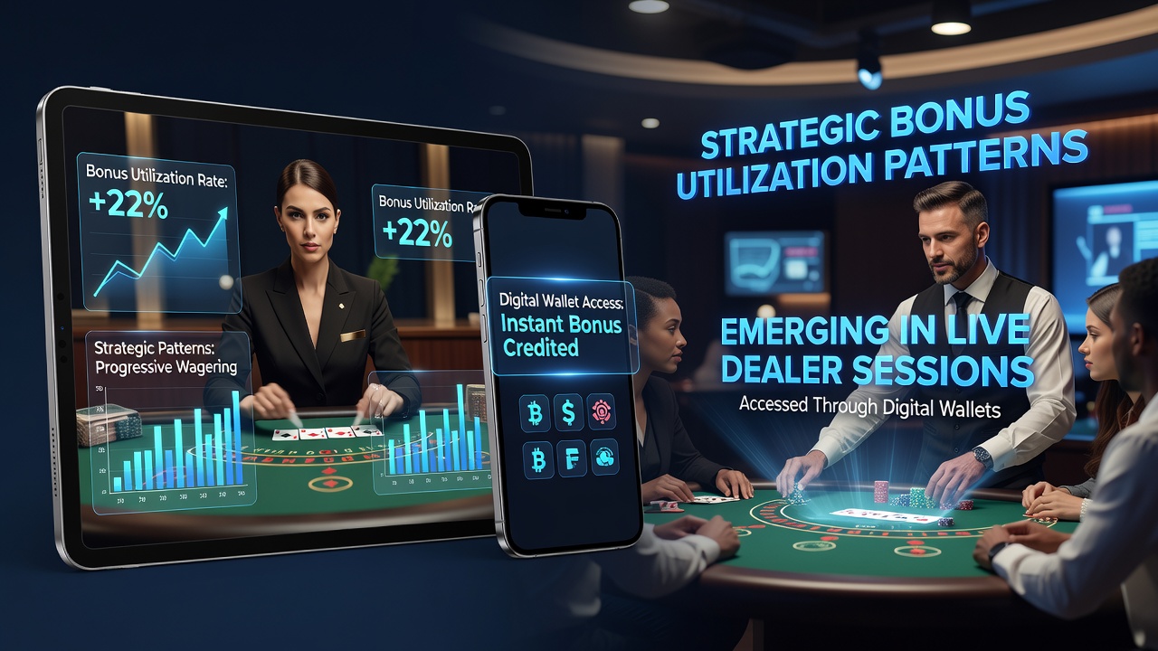 Darstellung von Bonusstrategien in Live-Dealer-Sitzungen mit digitalen Wallets