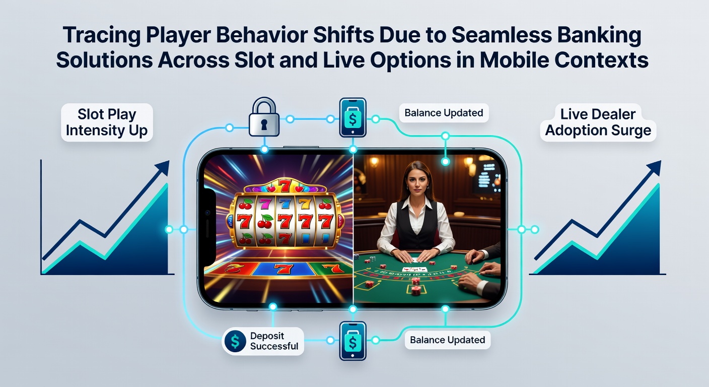 Mobile Geräte zeigen nahtlose Einzahlungen bei Slots und Live-Spielen